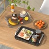 2 Packs Serving Tray with Handles, Decorative Acrylic Tray for