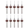 sourcing map PCB Drill Bits 0.6mm Tungsten Carbide Rotary Tool
