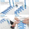 Puzeam 2 Pairs Elastic Laces - No Tie Shoelaces for