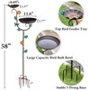 Aifeorzo Free Standing Bird Baths for Outdoors, 58" H Decorative
