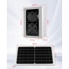 Solar Ventilator Fan, Dual Fan Design for Shipping Container Vent,