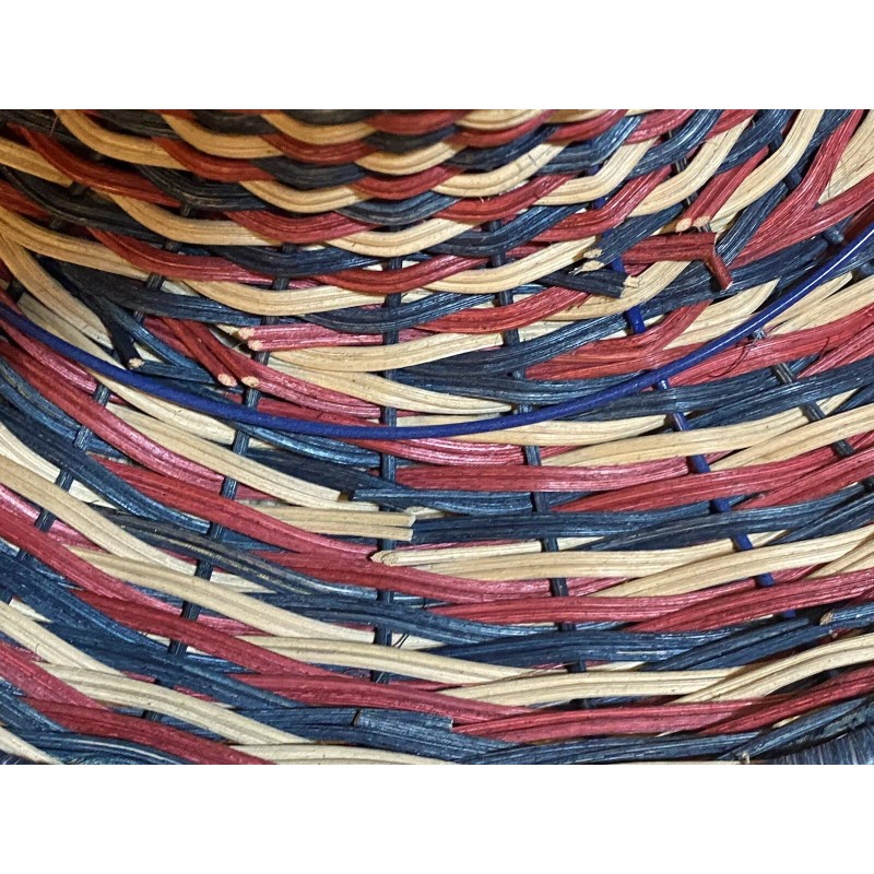 Threshold New Threshold Round Handcrafted Rattan Wreath Floral Decor 16"