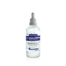 Serum Ácido Hialurónico Facial-100 ml-Ingredientes Naturales-Hidratación Intensa-Reafirma y Tonifica tu Piel-Revitaliza Tu Cara-Disminuye arrugas y lineas de expresión-Estimula producción de colágeno y elastina