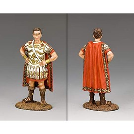 King & Country Toy Soldiers Ancient Egypt AE060 Roman General Mark Anthony 1:30 Scale Pewter