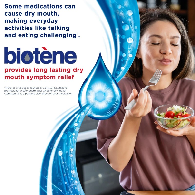 Biotène Biotene Moisturizing Dry Mouth Oral Rinse Mouthwash, Fresh Mint,