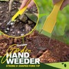 Garden Bandit Hand Loop Weeder Tool - Ergonomic Root Remover