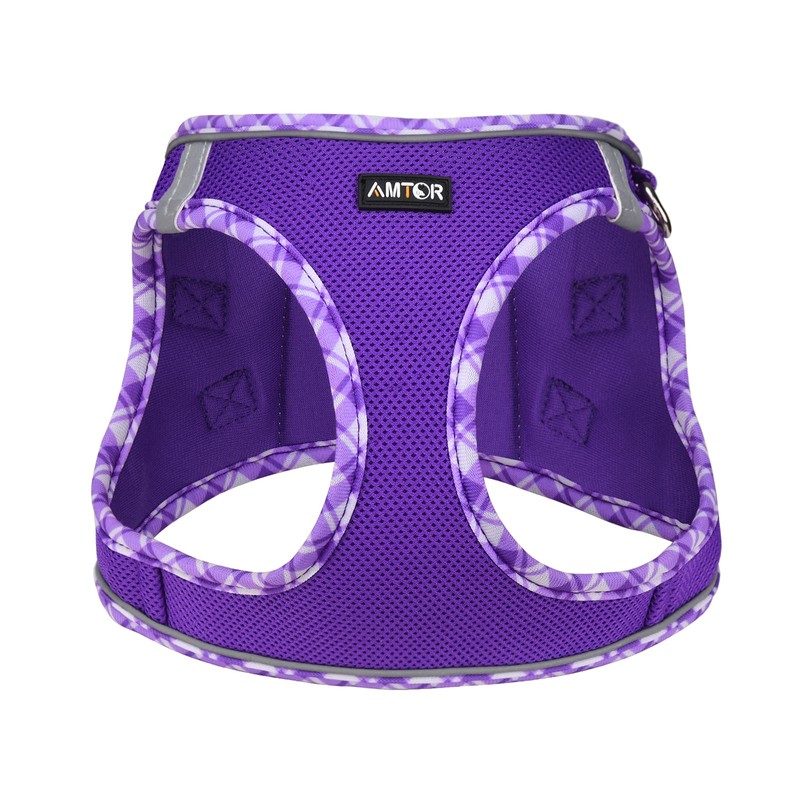 AMTOR Small Dog Harness with Leash Set, No Escape Easy
