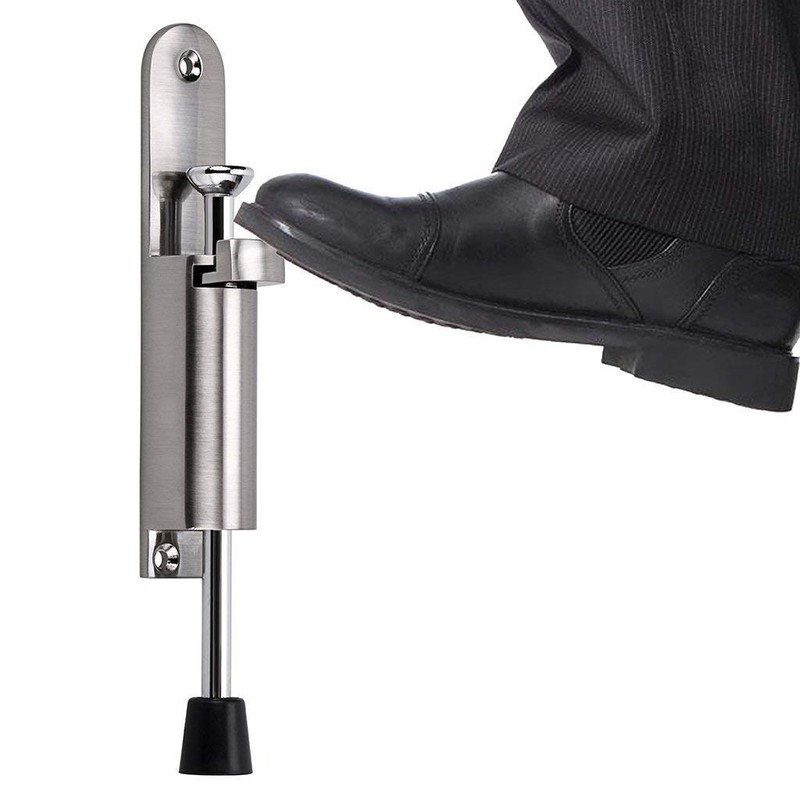 2 Pack Easy-Step Door Stop, CBTONE Stainless Steel Step Door