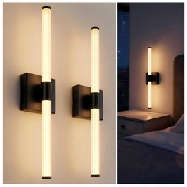 Battery Operated Wall Sconce Set of 2, 360 Lighting Wall Light, 10000mAh