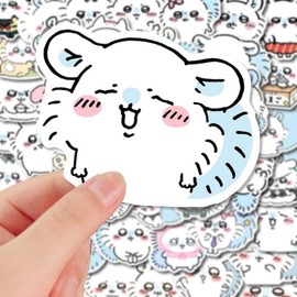 54 Pieces Momonga Stickers, Cute Stylish Notebook Sticker, Waterproof Decal, Suitcase Sticker, Favorite Suitcase, Guitar, Car, Motorcycle, Cute, Cartoon, Sticker, Bicycle, Water Bottle