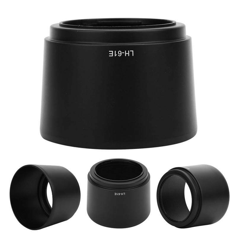 LH-61E Black Plastic Lens Hood for Olympus 70-300mm f / 4.8-6.7