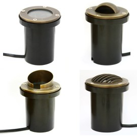 High Quality Cast Brass in Ground Lighting Led Under Ground Lighting Fixture led recessed light for Outdoor LightingColor: Antique Bronze, Lamp Power(W): 0W