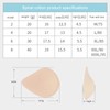Bra Insert Pad Sponge Soft Breathable Comfortable Support Spiral Bra
