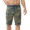 Maui Rippers Mens 21" Stretch Board Shorts Reef Camo, 38