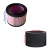 1 SET MODRIAN Fine Dust Cartridge Vacuum HEPA Filter Foam