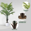 Artificial Areca Palm Tree 5FT Fake Potted Plant Faux Silk