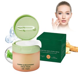 Toning Brightening Face Pads, Toner-Pad 100 Blatt Feuchtigkeitstoner-Pads Mit Centella Asiatica für Intensive Hydratation und Beruhigung, Inklusive Pinzette – Für alle Hauttypen, Vegan und Sanft