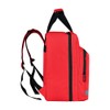 Jipemtra Red Emergency Bag First Aid Backpack Empty Medical First