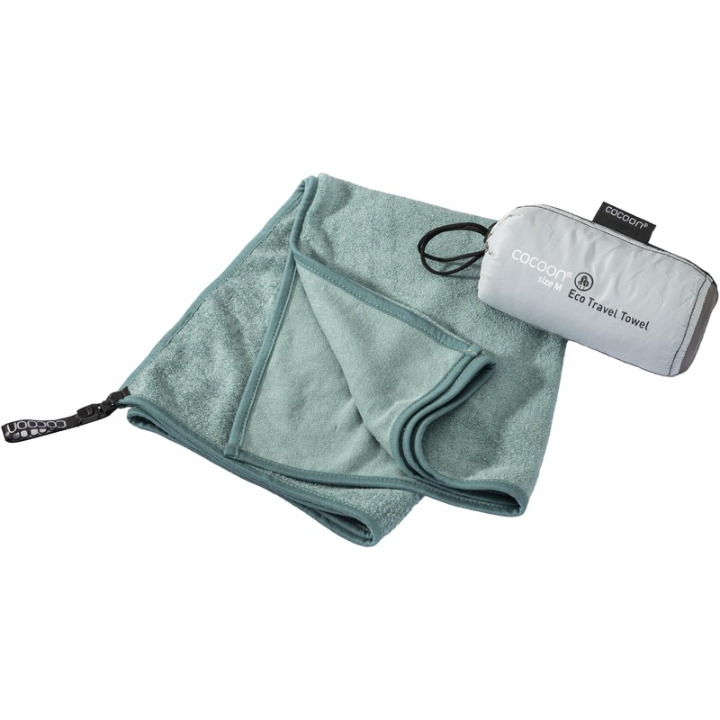 Cocoon Eco Travel Towel, M, nile green