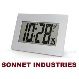 Sonnet Industries SUPER LARGE 3.5” LCD NUMBER ATOMIC ALARM CLOCK