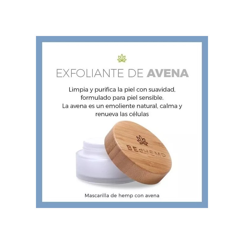 Beohemp Mascarilla De Avena 100ml Beohemp Rejuvenece Tu Piel