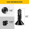 (600pcs) #8 x 1/2" for Sheet Metal Self Tapping Screws,