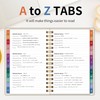Spiral Password Book with Alphabetical Tabs – 4" X 5.5"