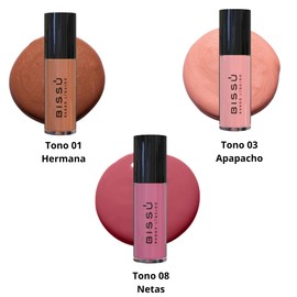 Set Rubor Liquido Bissú Tono 01 Hermana 3 pzas