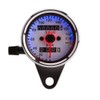 Akozon Odometer 1 Piece Universal Motorcycle Speedometer Display Dual Display