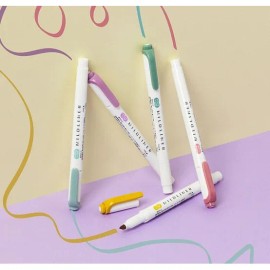Stationery and Office Supply Highlighter Set Pack 10 Pack for school, and desk organization, writing planning or paper accessory, Korean Import, and, Option 3