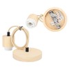 E27 Wooden Pendant Light Bulb Holder Vintage Lighting Accessory Wooden