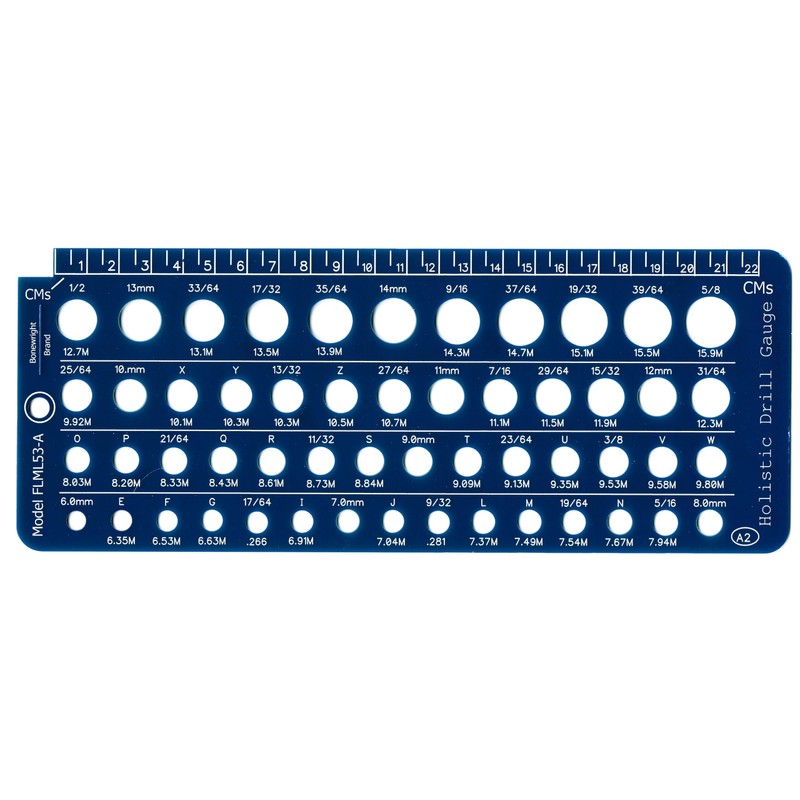 Generic Holistic Drill Bit Gauge - for Larger Drill Bit