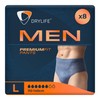 Drylife Men Premium Fit Incontinence Pants for Bladder Weakness -