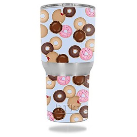 MightySkins Skin Compatible with RTIC Tumbler 30 oz (2016) – Donut Binge | Protective, Durable, and Unique Vinyl Decal wrap Cover | Easy to Apply, Remove, and Change Styles | Made in The USA