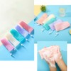 TUDOUZZZ 石鹸ネット あわだてネット 泡立てネット 5個セット 6層泡立てネット 濃密泡 きめ細か ひも付き 吊り下げ可能