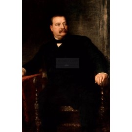 PRESIDENT GROVER CLEVELAND PRESIDENTIAL PAINTING 4X6 PHOTO POSTCARD