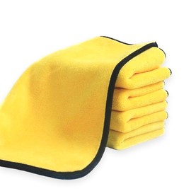 BETTO Home Microfiber Towels for Cars 4 Pack, Non-Scratch Microfiber Cleaning Cloths for Auto Detailing Polishing Waxing, Absorbent and Reusable Cleaning Rags for Windows Car Household, 15.7x15.7