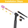 sourcing map 63pcs Tig Torch Kit for WP-9, WP-20, WP-25
