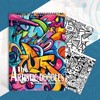 Graffiti Pattern Thickening Painting, Graffiti Painting for Stress Relief &