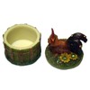 3" High Jeweled Rooster Trinket Box