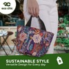 ECO CHIC Lightweight Foldable Insulated Lunch Bag Water Resistant Cooler