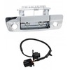 TRQ Chrome Tailgate Handle & Reverse Backup Camera Kit Set