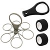 1 Drink Carrier with Handle, 1 Foldable Bottle Opener and