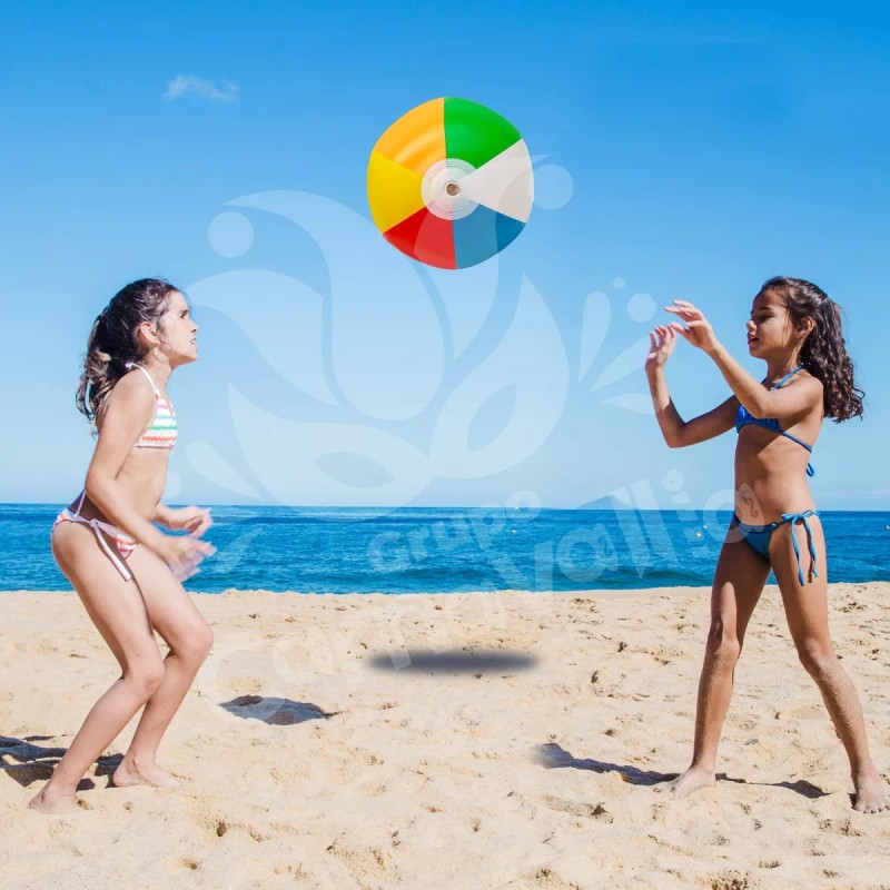 Grupo Carnavallia 3 Pelotas Playera Inflable Colores Alberca Pool Party