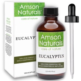 Eucalyptus Essential Oil 4oz / 120 ml -100% Pure & Natural by Amson Naturals