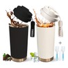 2Pcs Termo 530ml40oz para uso dual fríocaliente Termo de Café