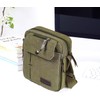 Bolso bandolera de lona para hombre, estilo casual, para llevar