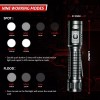 Axefury USB Rechargeable Flashlight (Battery Included), Magnetic LED Flashlight