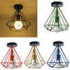 Retro Vintage Industrial Flush Mount Ceiling Light, Retro Pendant Lighting
