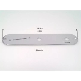 True Custom Shop® Gold Slanted Switch Control Plate for Fender Tele